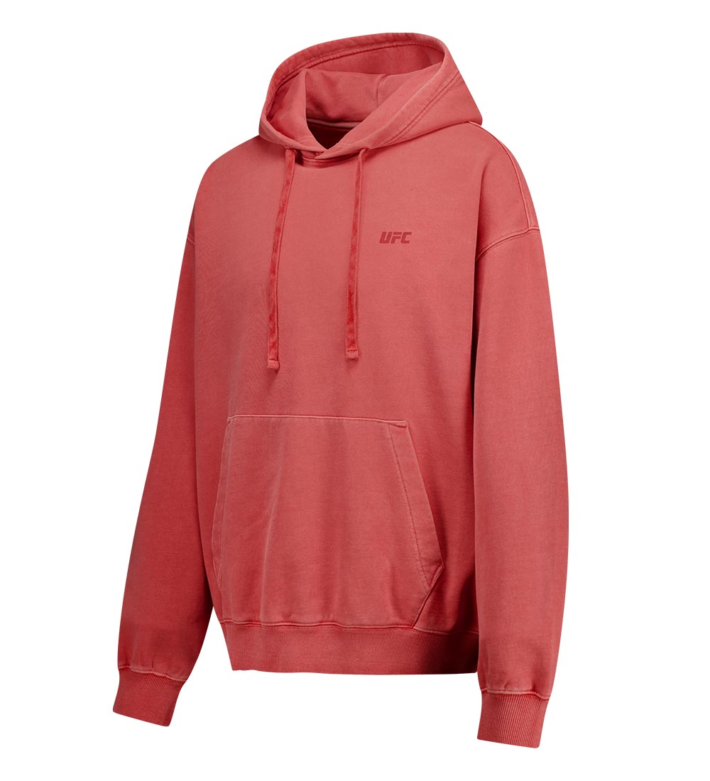 UFC Ultiman Oversized Dye-Dye Hoodie, Dark Pink