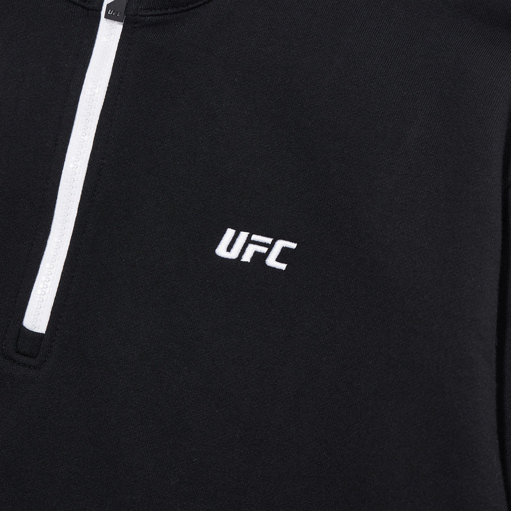 UFC 3-Strike Half-Zip Sweatshirt, Black