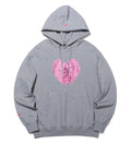 UFC Heart Relaxed Fit Hoodie, Gray