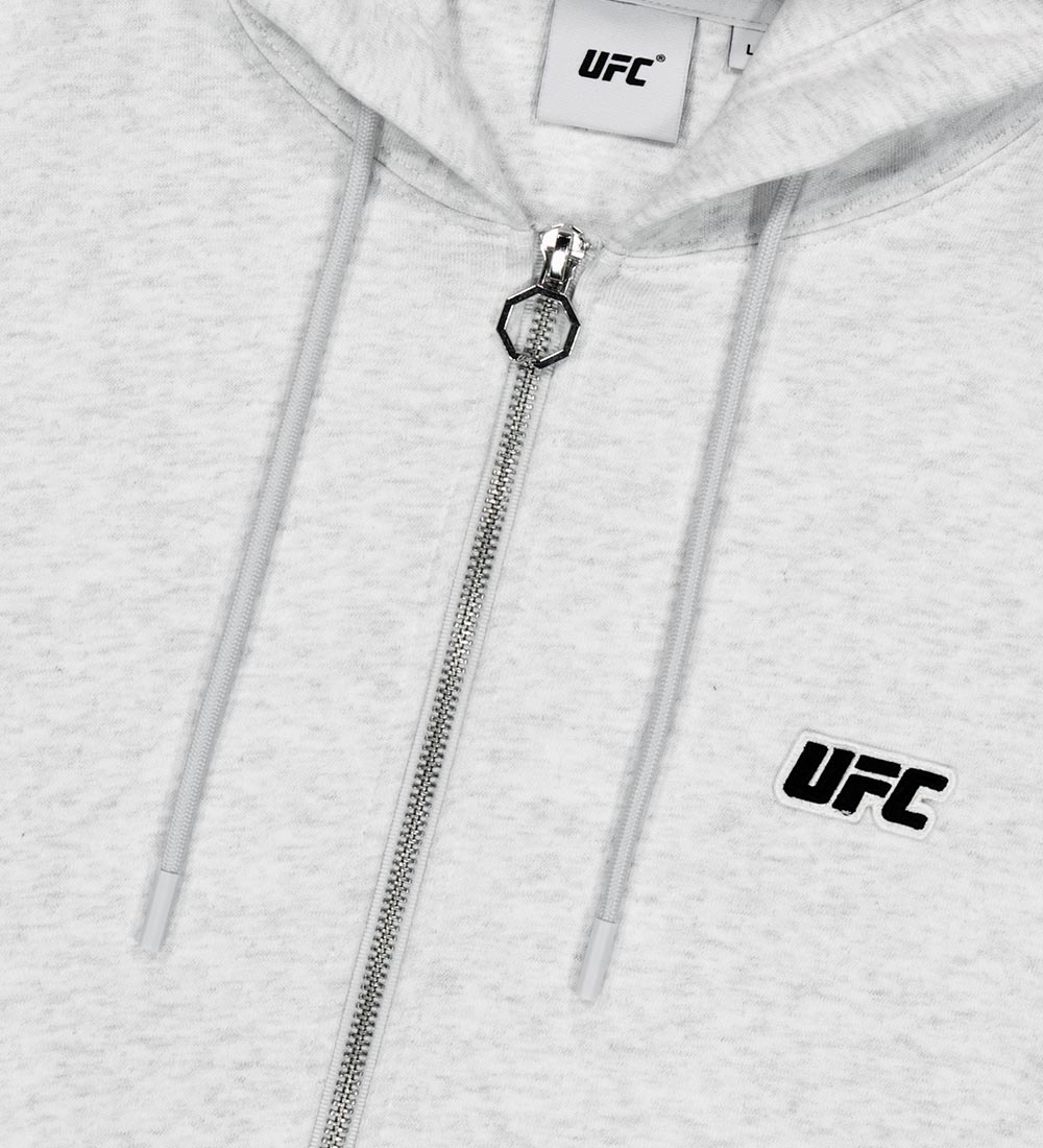 UFC Basic Hoodie, Relaxed Fit, Heather Gray