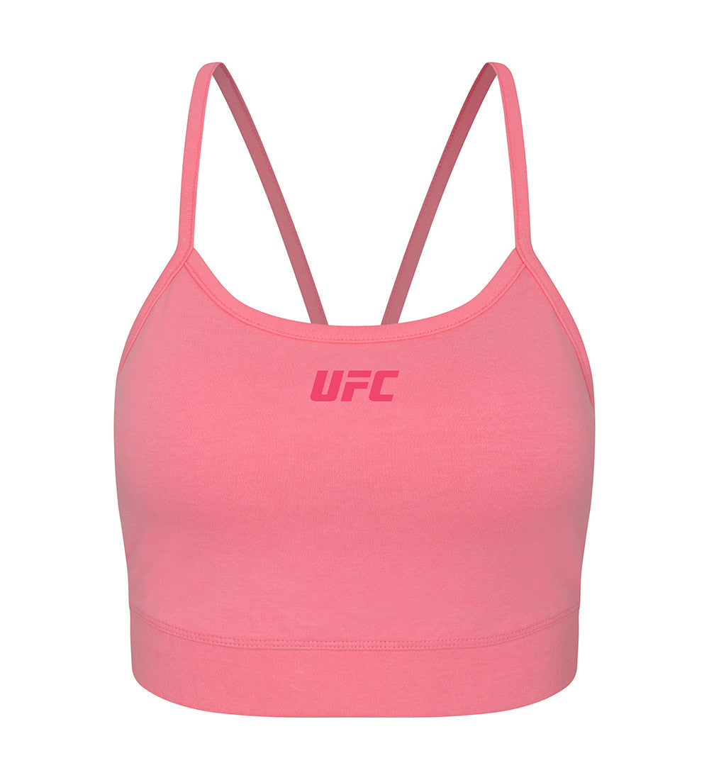 UFC Basic Cropped Sleeveless Top, Pink