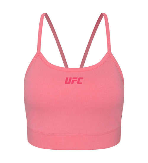 UFC Basic Cropped Sleeveless Top, Pink