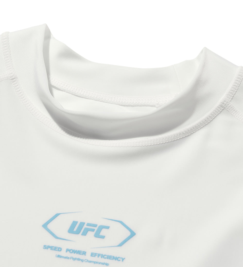 UFC Active Slim Fit Rash Guard Off-White