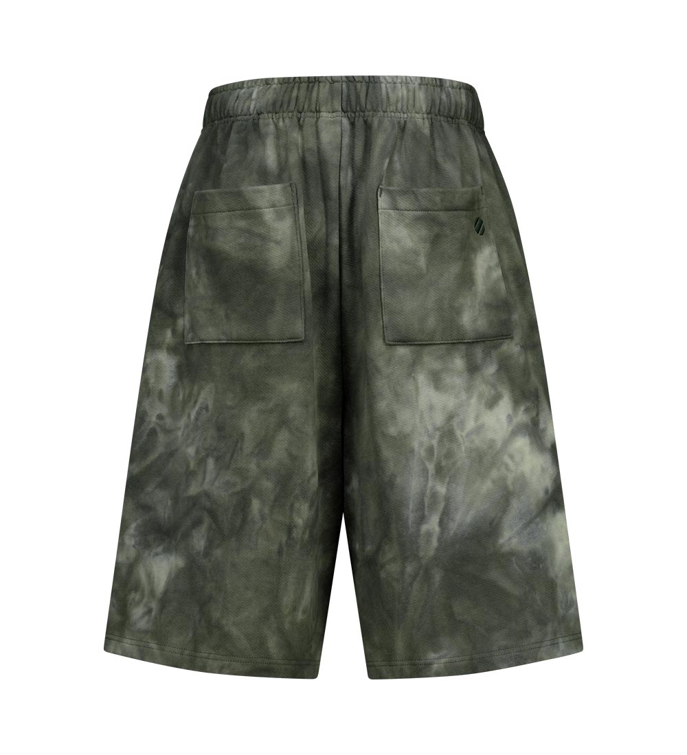 UFC Gymwear Shorts with a Dyed-In Effect, Khaki
