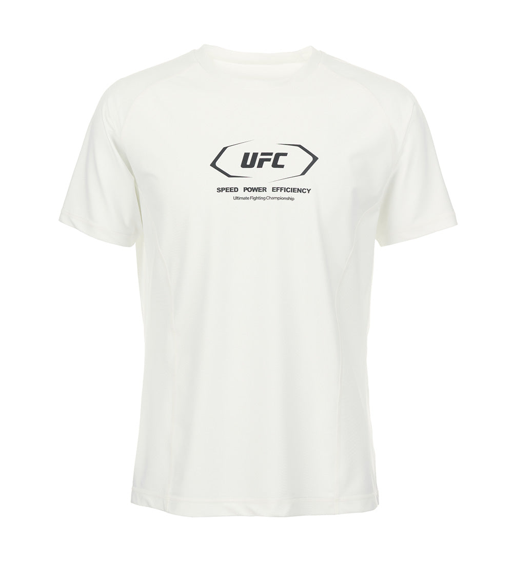 UFC Active Muscle Fit Short-Sleeve T-Shirt, Off-White