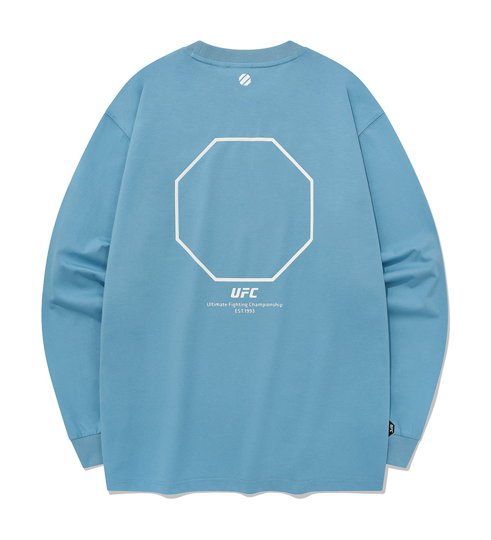 UFC Sorona Relaxed-Fit Long-Sleeve T-Shirt, Light Blue