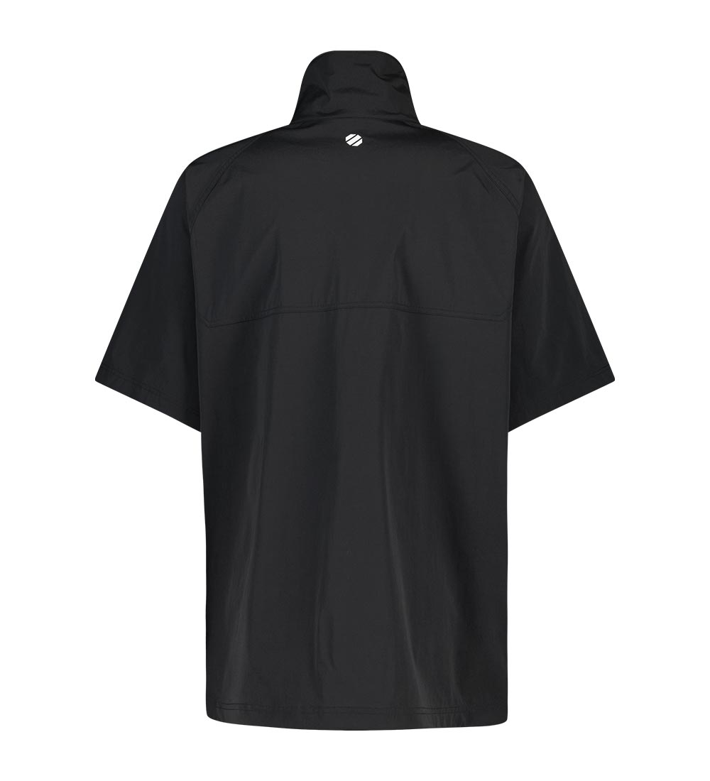 UFC Basic Short-Sleeved Anorak Jacket, Relaxed Fit, Black