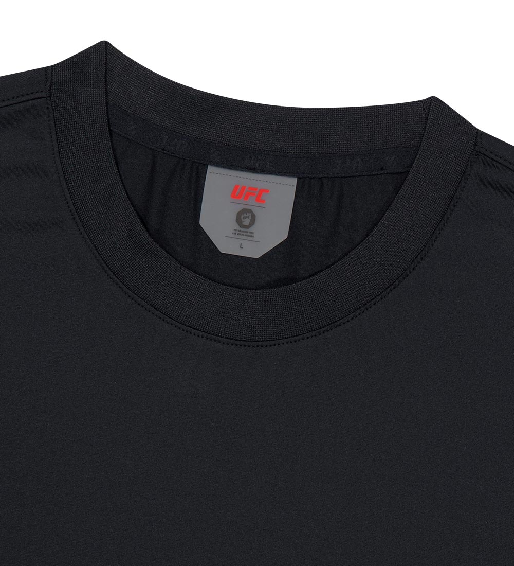UFC AeroCool Regular Fit Short-Sleeve T-Shirt, Black