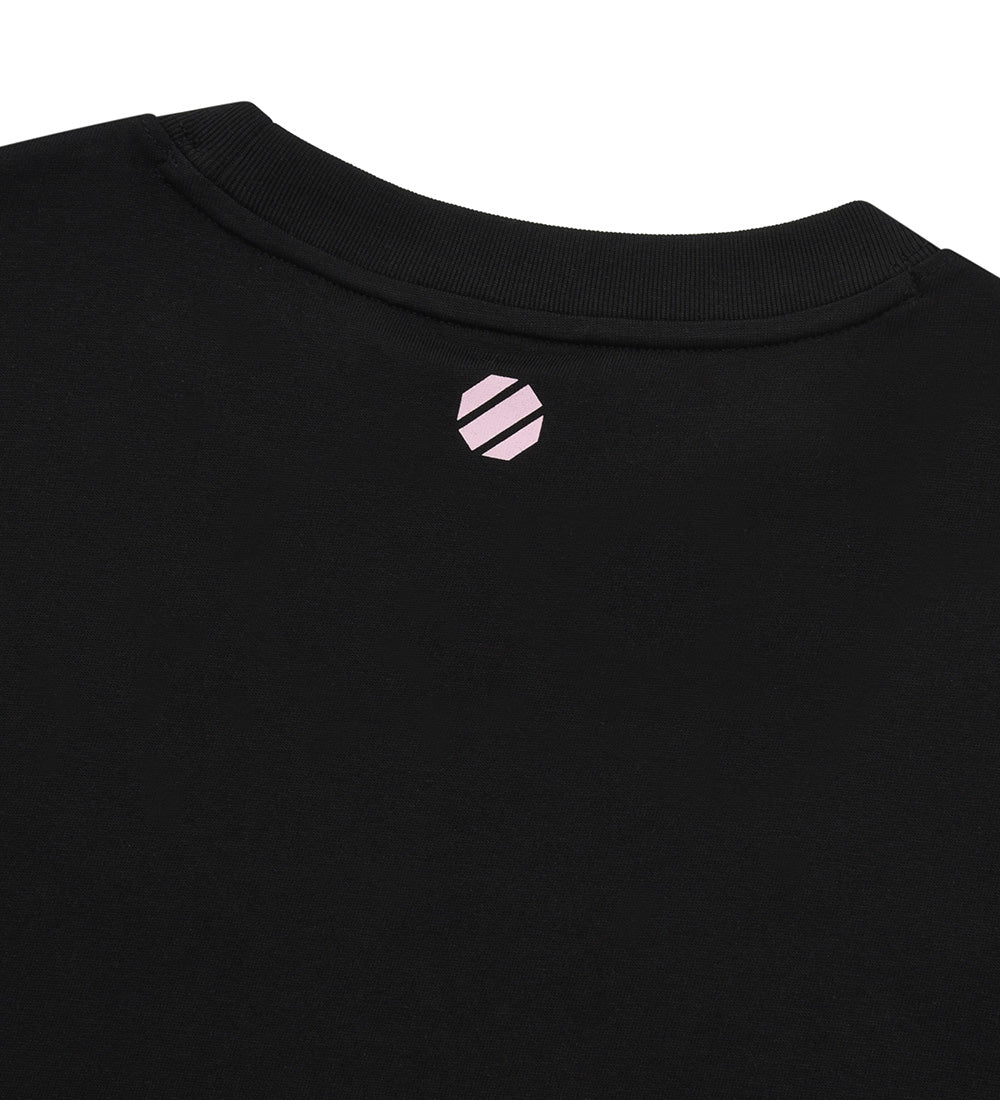 UFC Spotlight Cropped-Fit Short-Sleeve T-Shirt, Black
