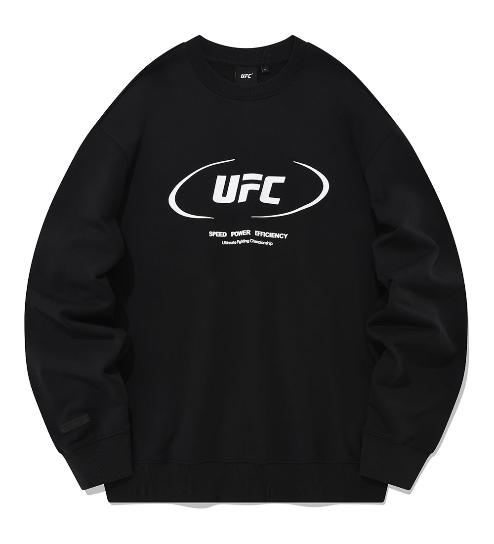 UFC Active Big Logo Relaxed-Fit Sweatshirt, Black