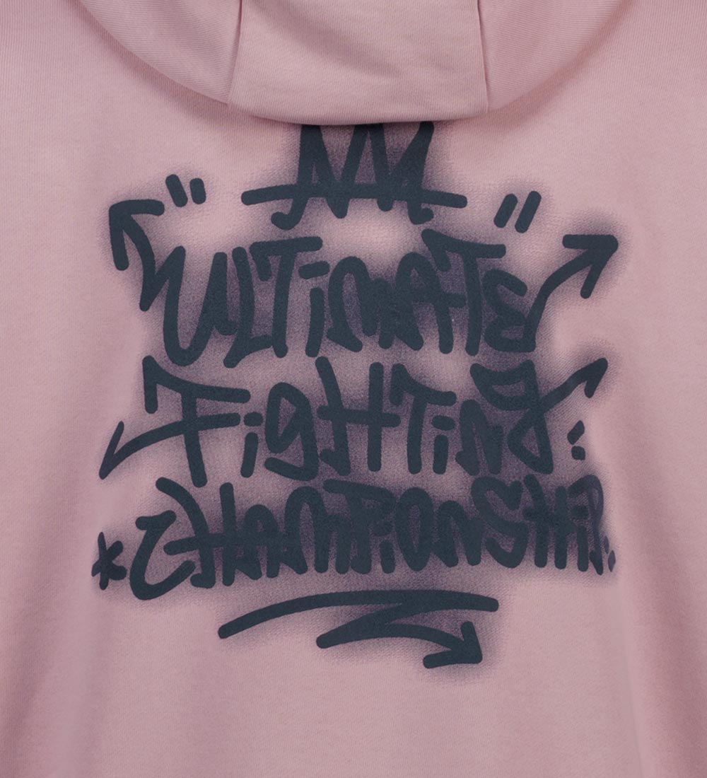 UFC Graffiti Relaxed-Fit Hoodie, Champagne Pink