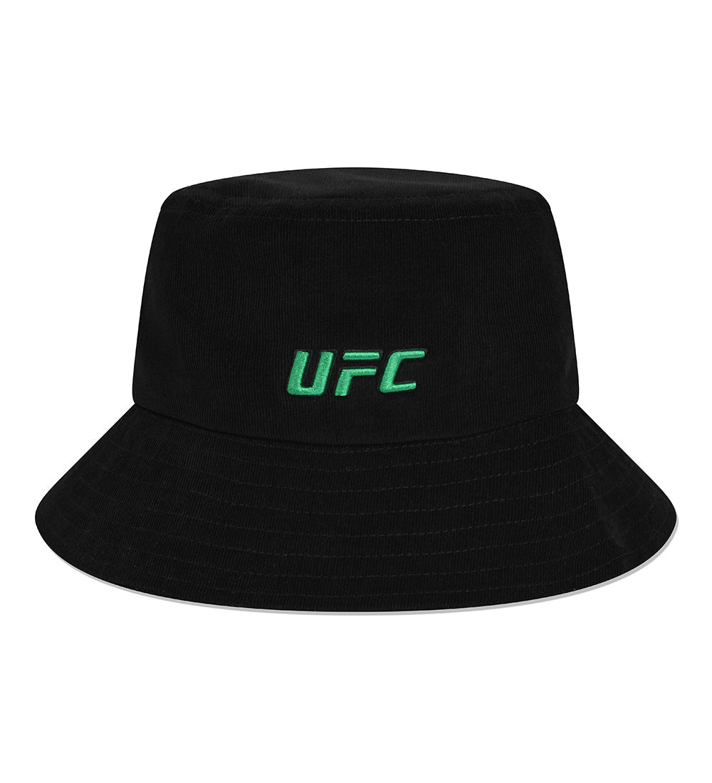 UFC Essentials Corduroy Bucket Hat, Black