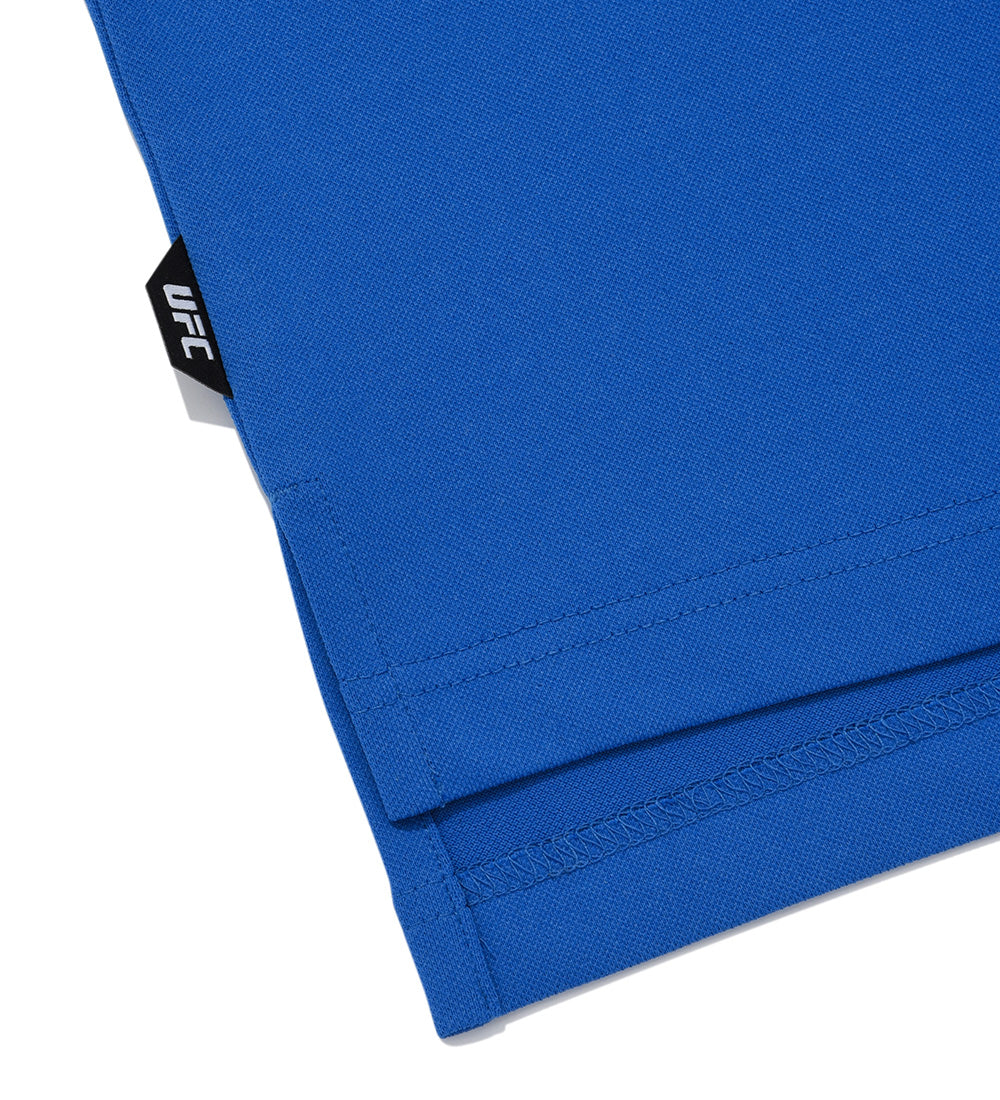 UFC Essential+ Straight-Cut Pique T-Shirt, Royal Blue