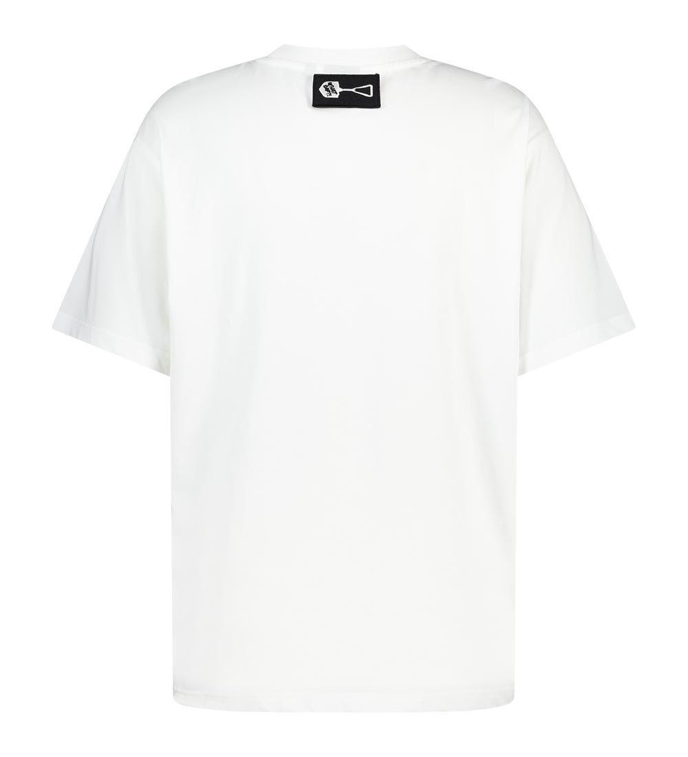 Jangjae Vintage Poster Relaxed-Fit Short-Sleeve T-Shirt, White