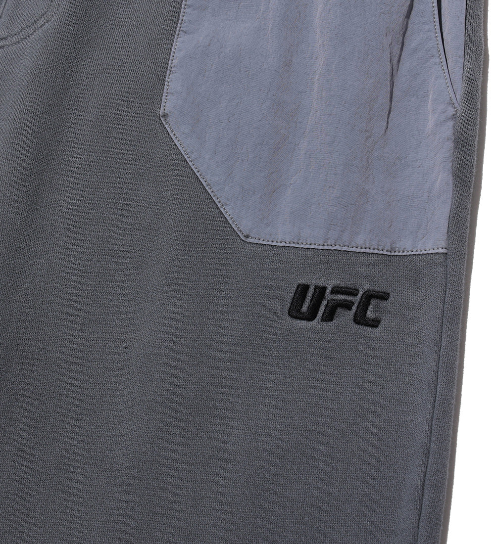 سروال بيجمنت ضيق بقصة مستدقة من UFC، رمادي