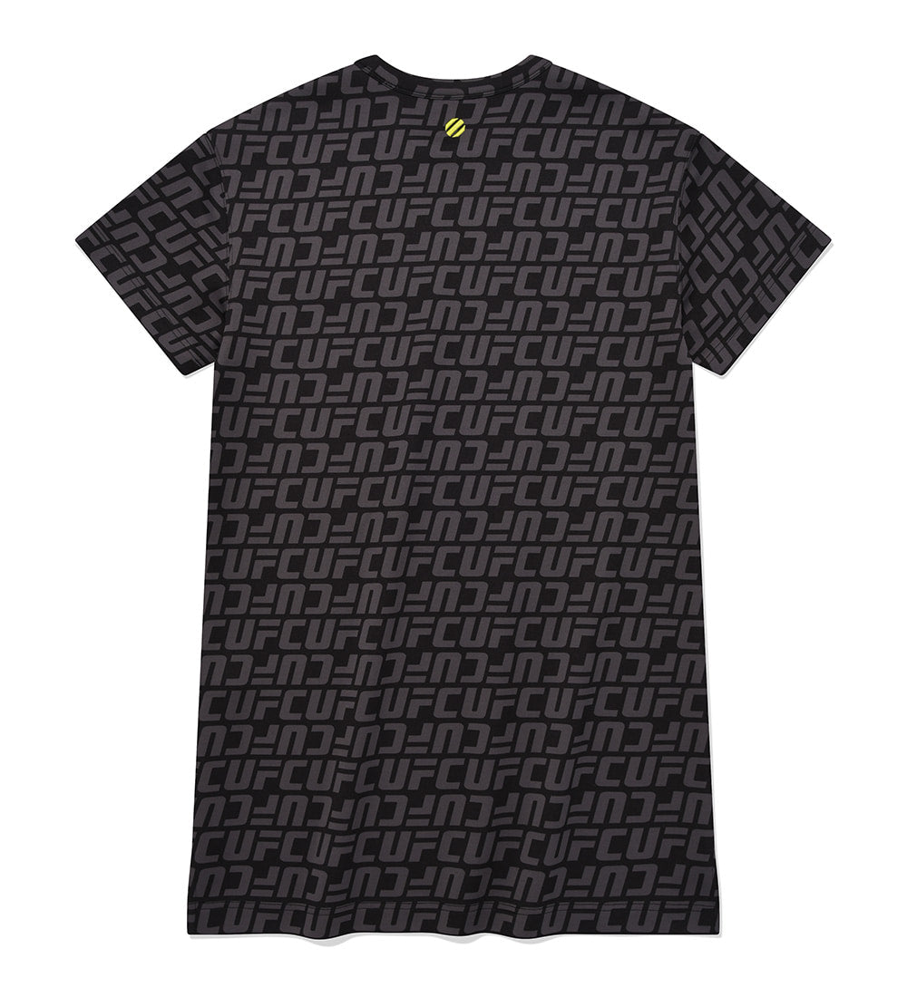 UFC Logo Monogram Regular-Fit Dress, Black