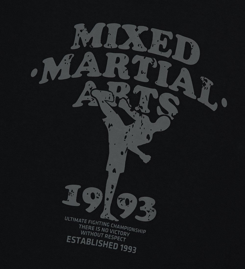 UFC High Kick Relaxed Fit Men's T-Shirt, Black