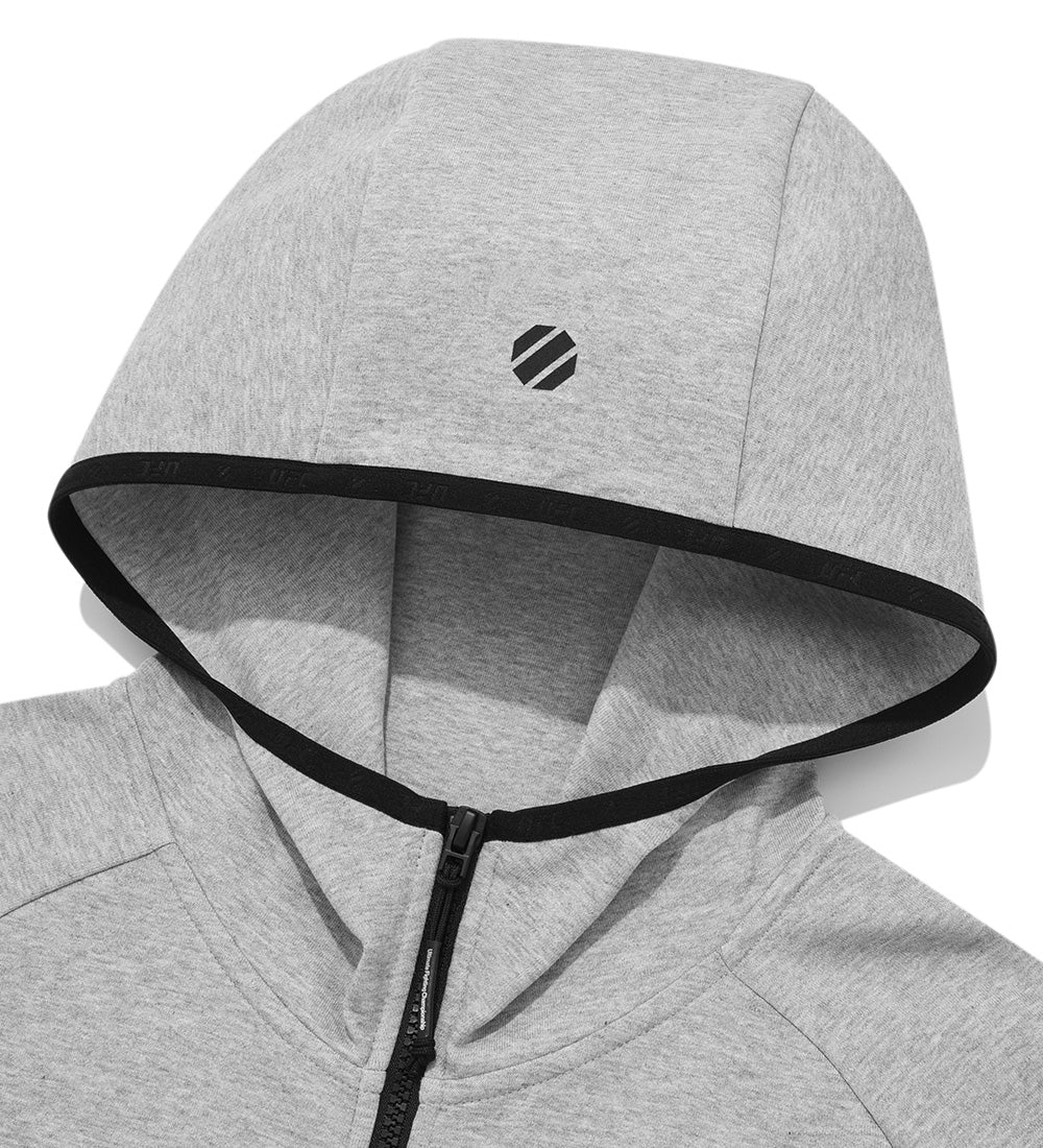 UFC EasyGuard Regular Fit Hoodie, Heather Gray