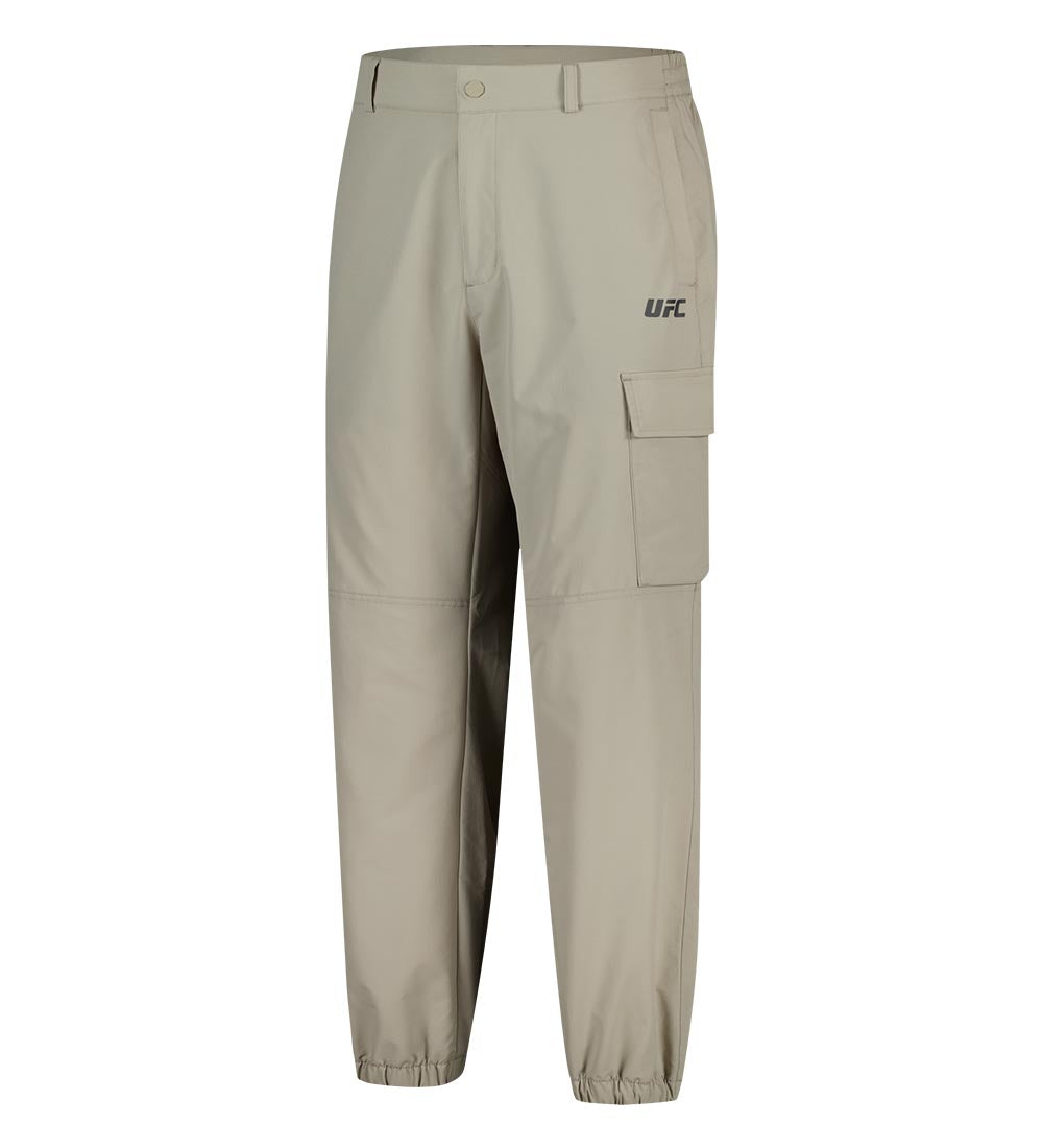 UFC Venture Cargo Pants with a Slim-Fit Jogger Cut, Tan