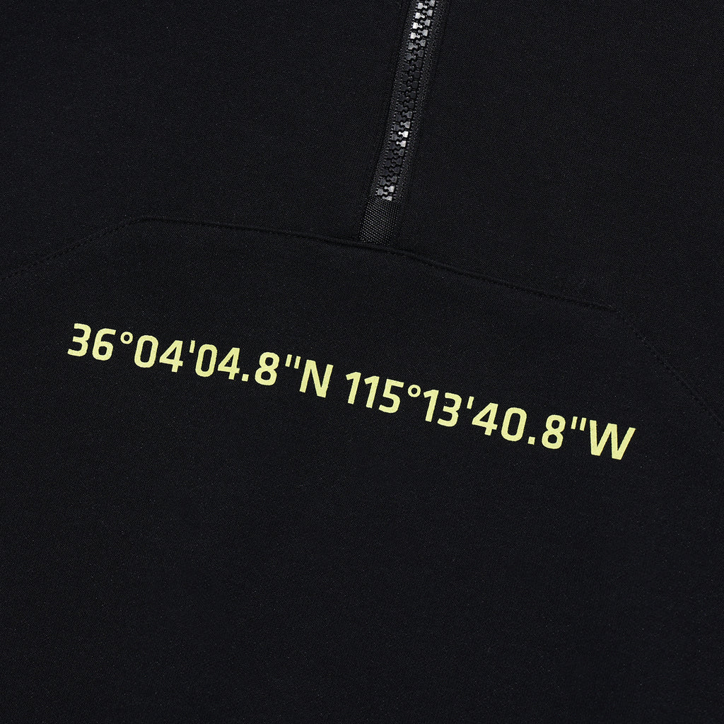 UFC Las Vegas Half-Zip Short-Sleeve Sweatshirt, Black