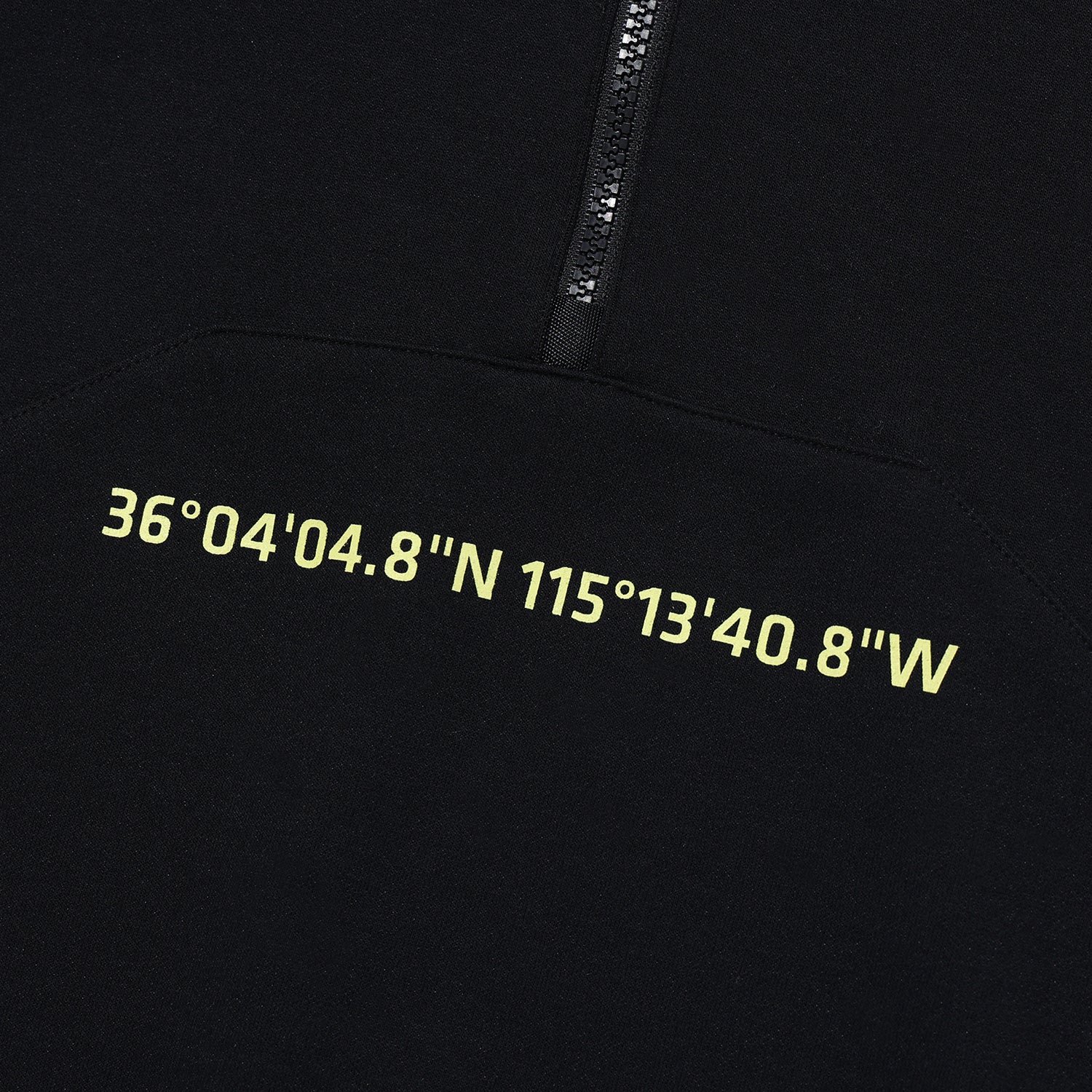 UFC Las Vegas Half-Zip Short-Sleeve Sweatshirt, Black