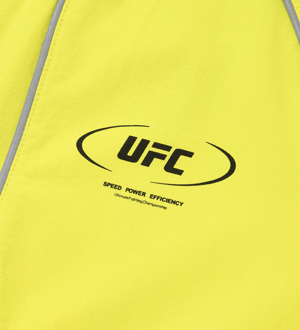 UFC Training Regular Fit Stretch Wind Jacket Neon Yellow