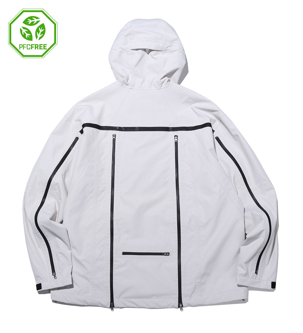 UFC Shadow Oversized Wind Jacket, Light Gray