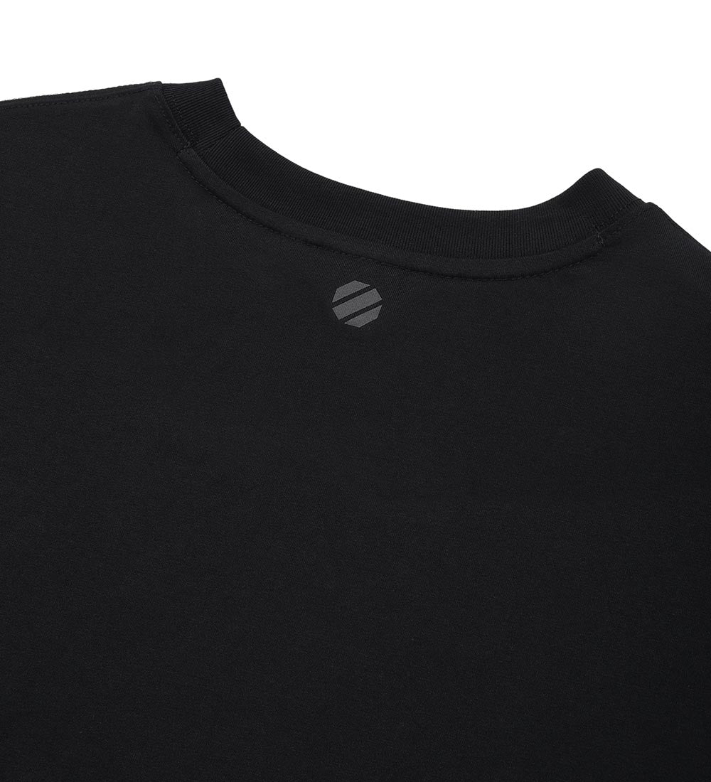 UFC Sorona Relaxed-Fit Long-Sleeve T-Shirt, Black
