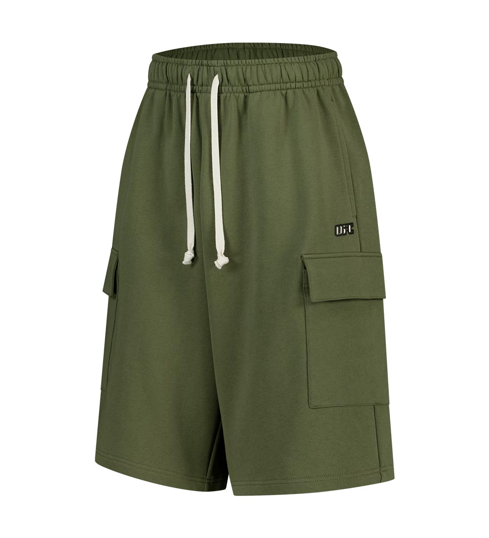 UFC Cargo-Style Bermuda Shorts for Training, Khaki