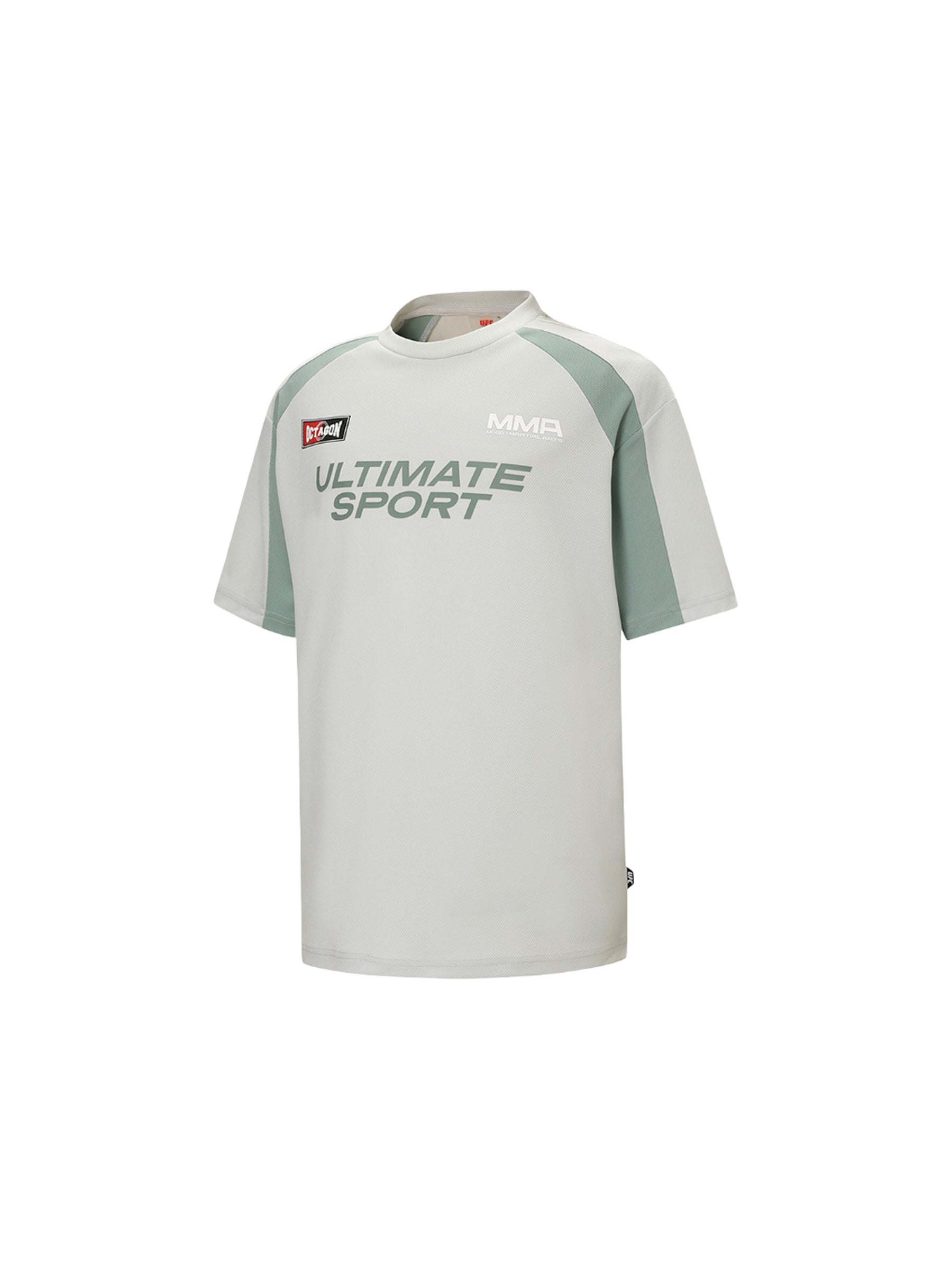 UFC Champ Sponsor T-shirt, loose fit, short sleeves, light gray