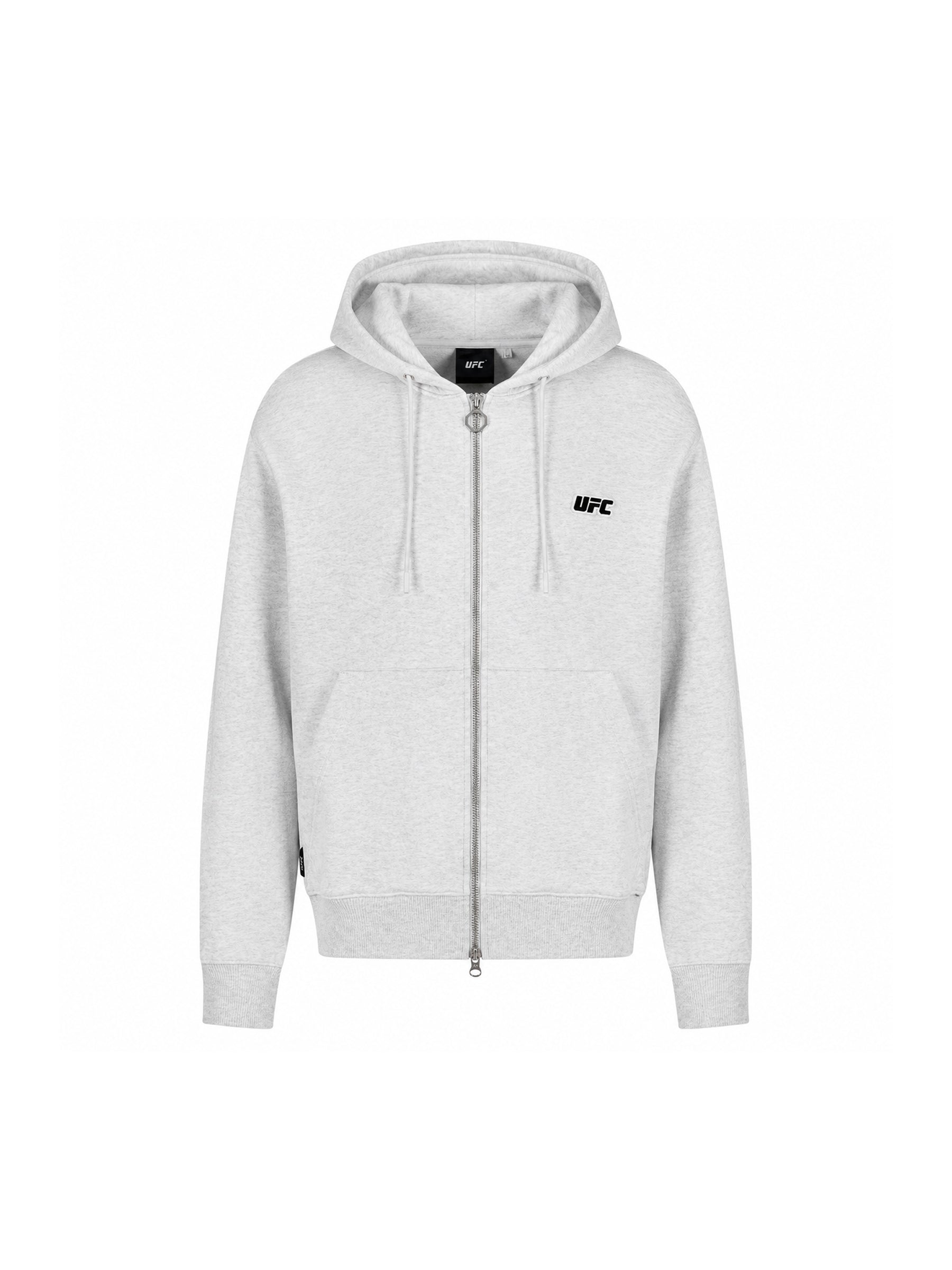 UFC Basic Relaxed Fit Hoodie, Heather Gray