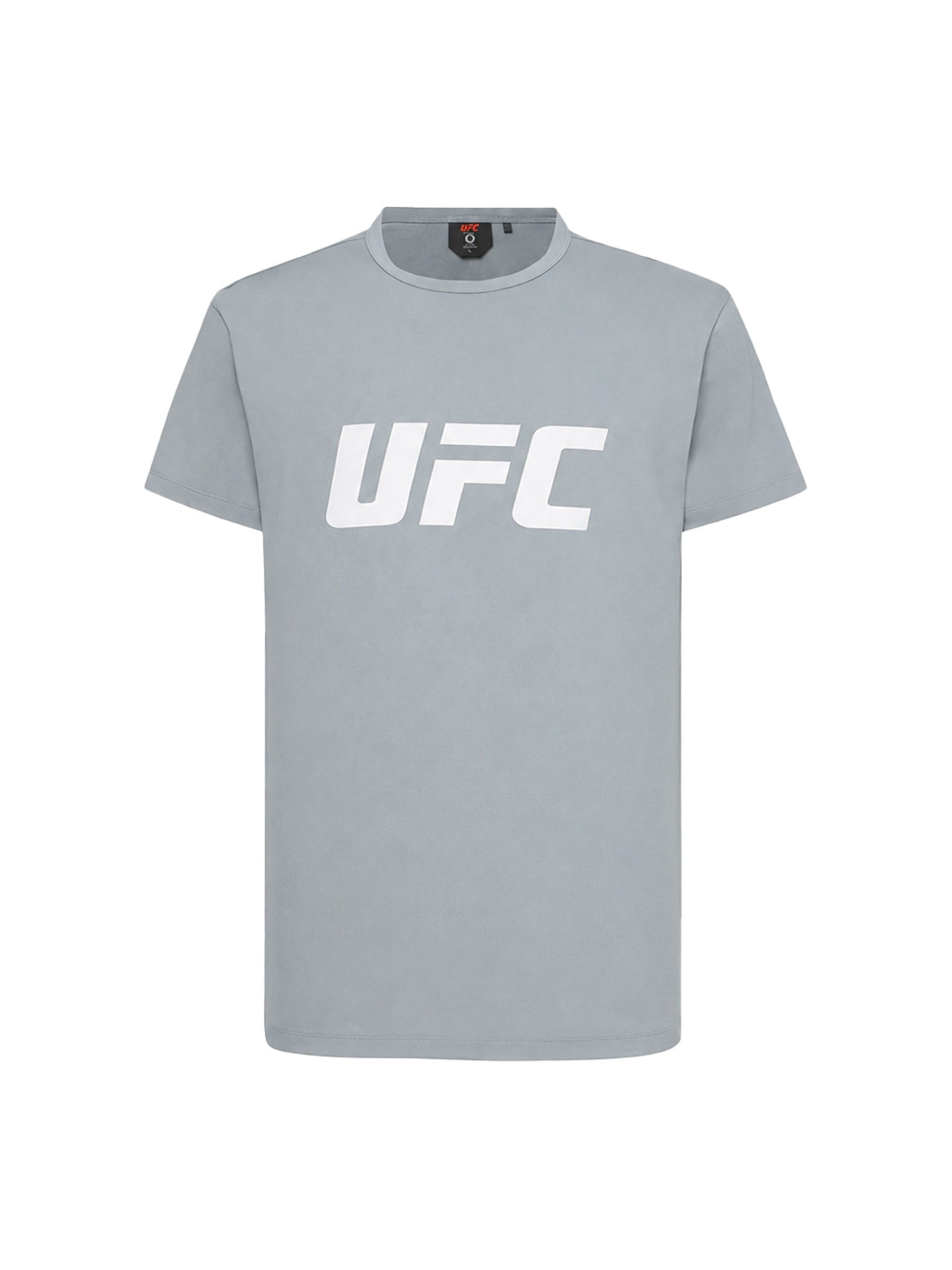 UFC Tension T-shirt with a large logo and a slim fit, gray