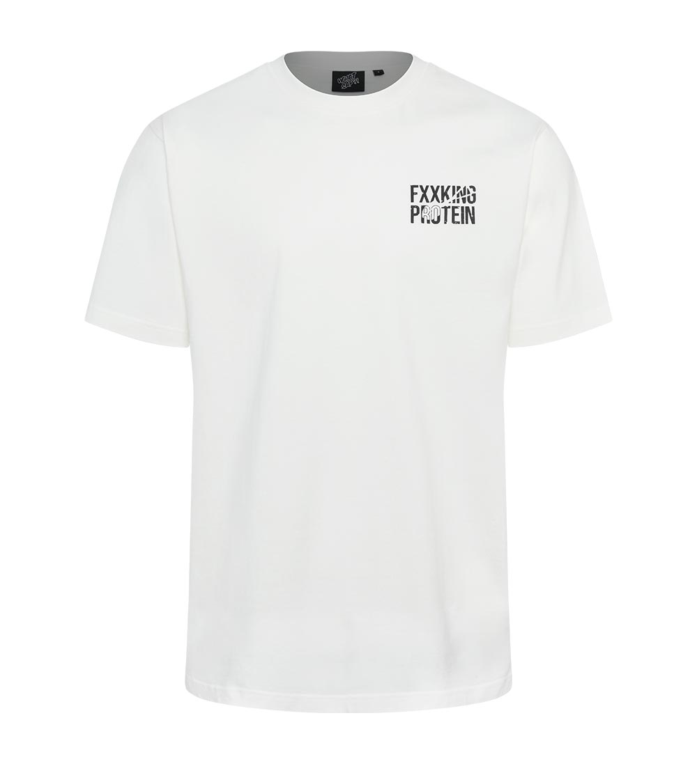 Jangjae "Fucking Leg Day" Relaxed-Fit Short-Sleeve T-Shirt, White
