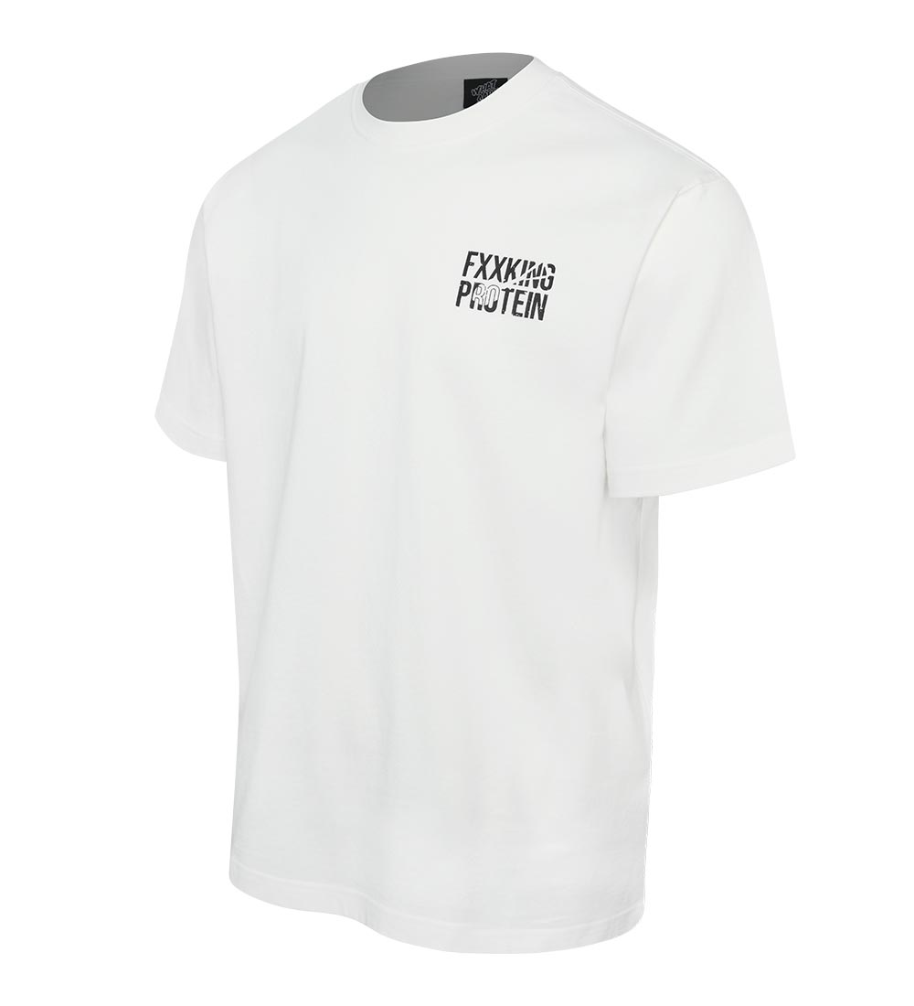 Jangjae "Fucking Leg Day" Relaxed-Fit Short-Sleeve T-Shirt, White