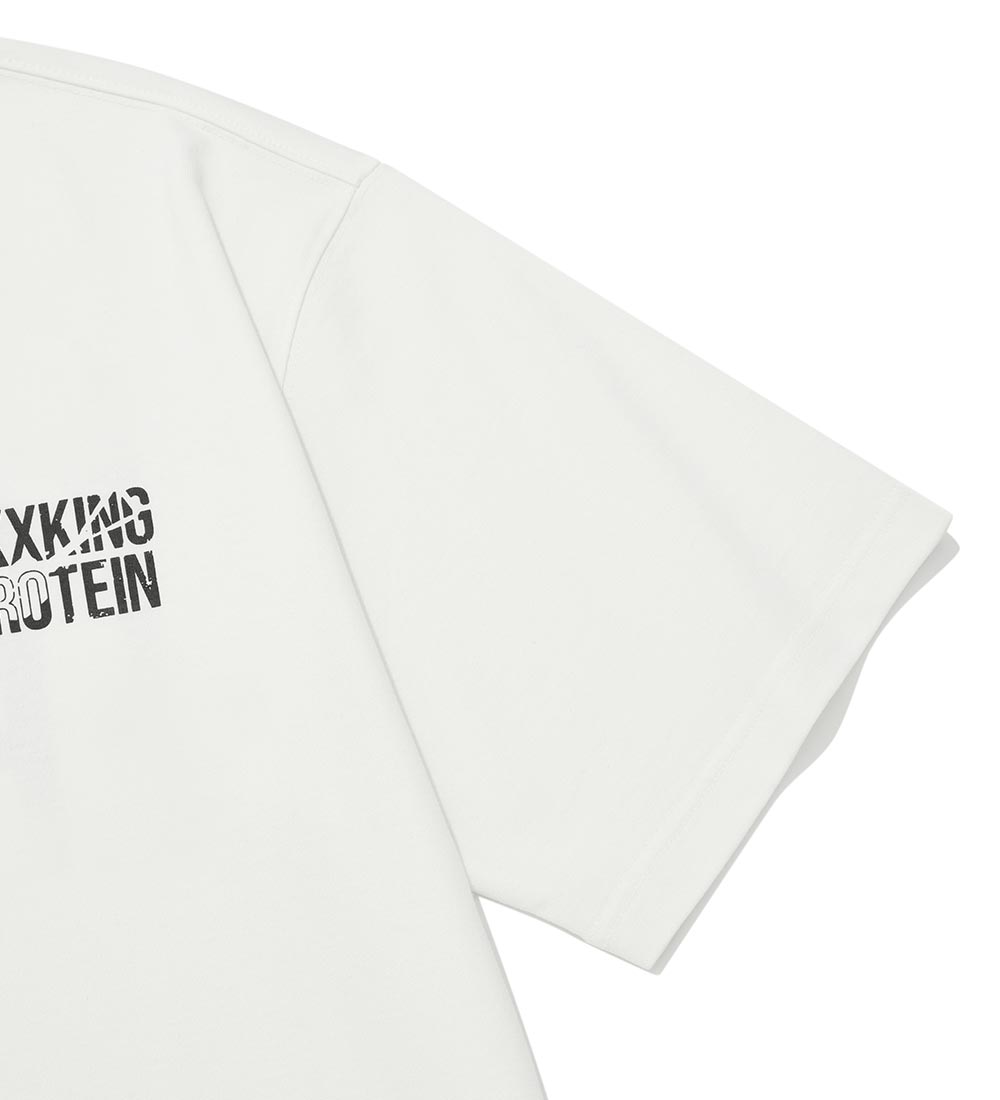 Jangjae "Fucking Leg Day" Relaxed-Fit Short-Sleeve T-Shirt, White