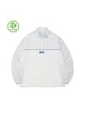 UFC Anorak Jacket with Monogrammed Logo, Relaxed Fit, White