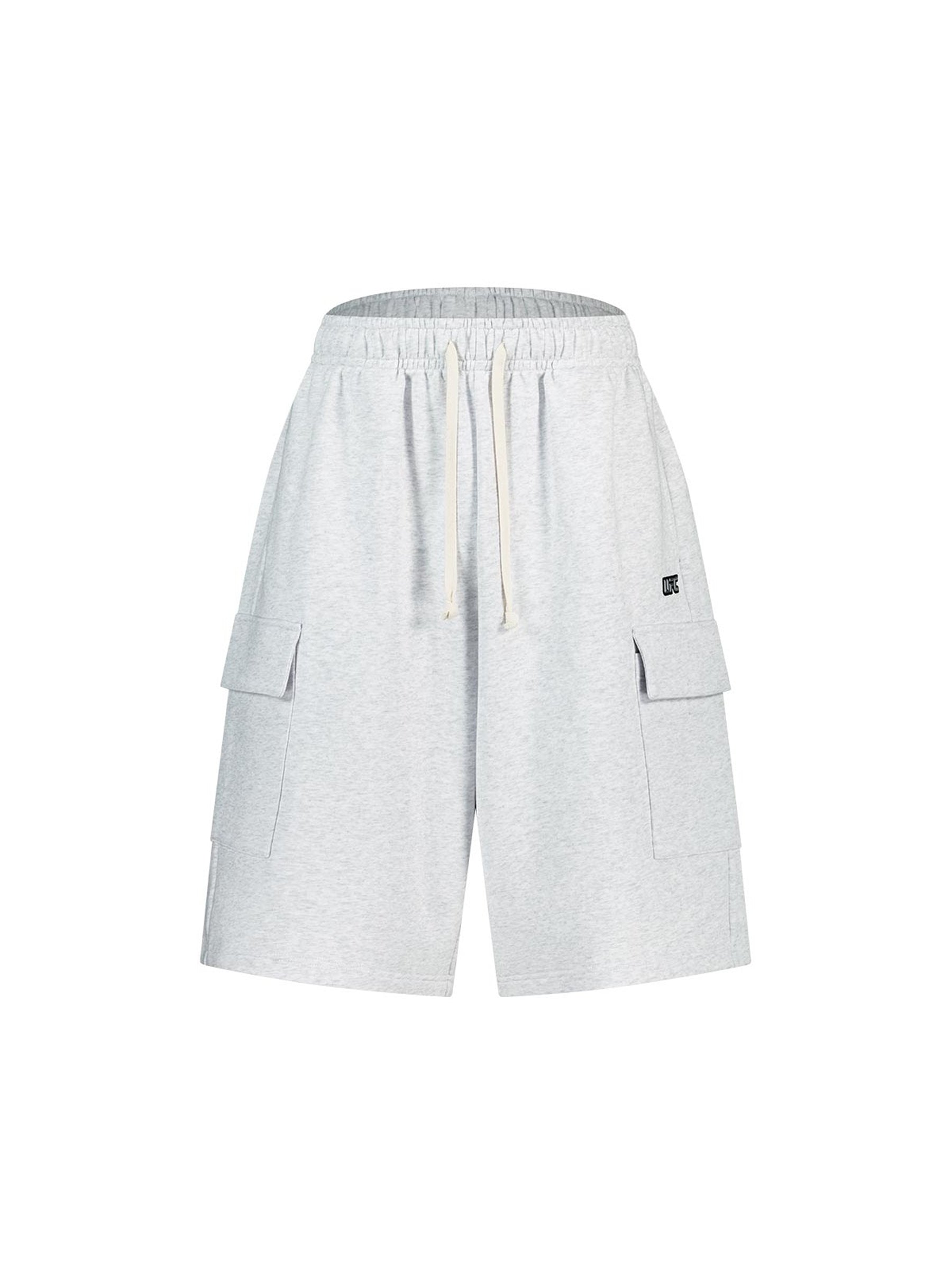 UFC Cargo-Style Bermuda Shorts for Training, Heather Gray