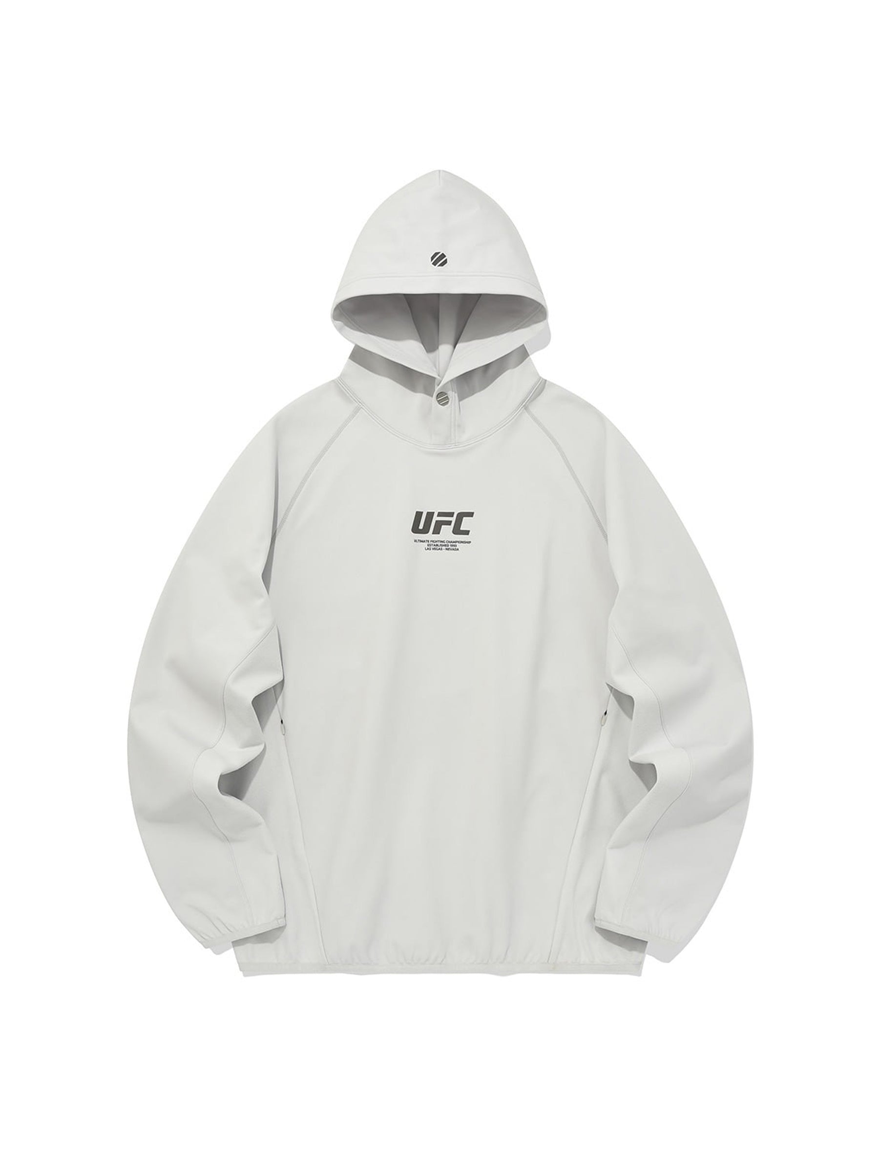 UFC Sports Hoodie, Straight Fit, Light Gray