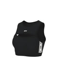UFC Line Cropped Sleeveless Top, Black