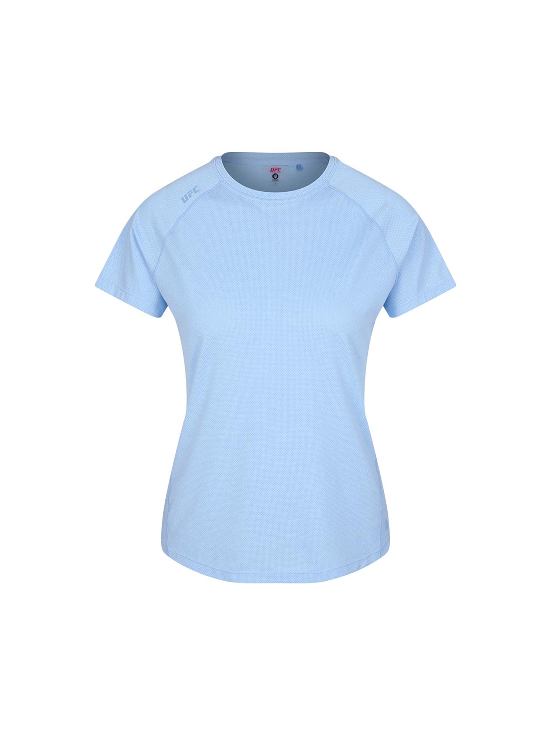 UFC Essential Mesh Regular Fit Short-Sleeve T-Shirt (W), Light Blue