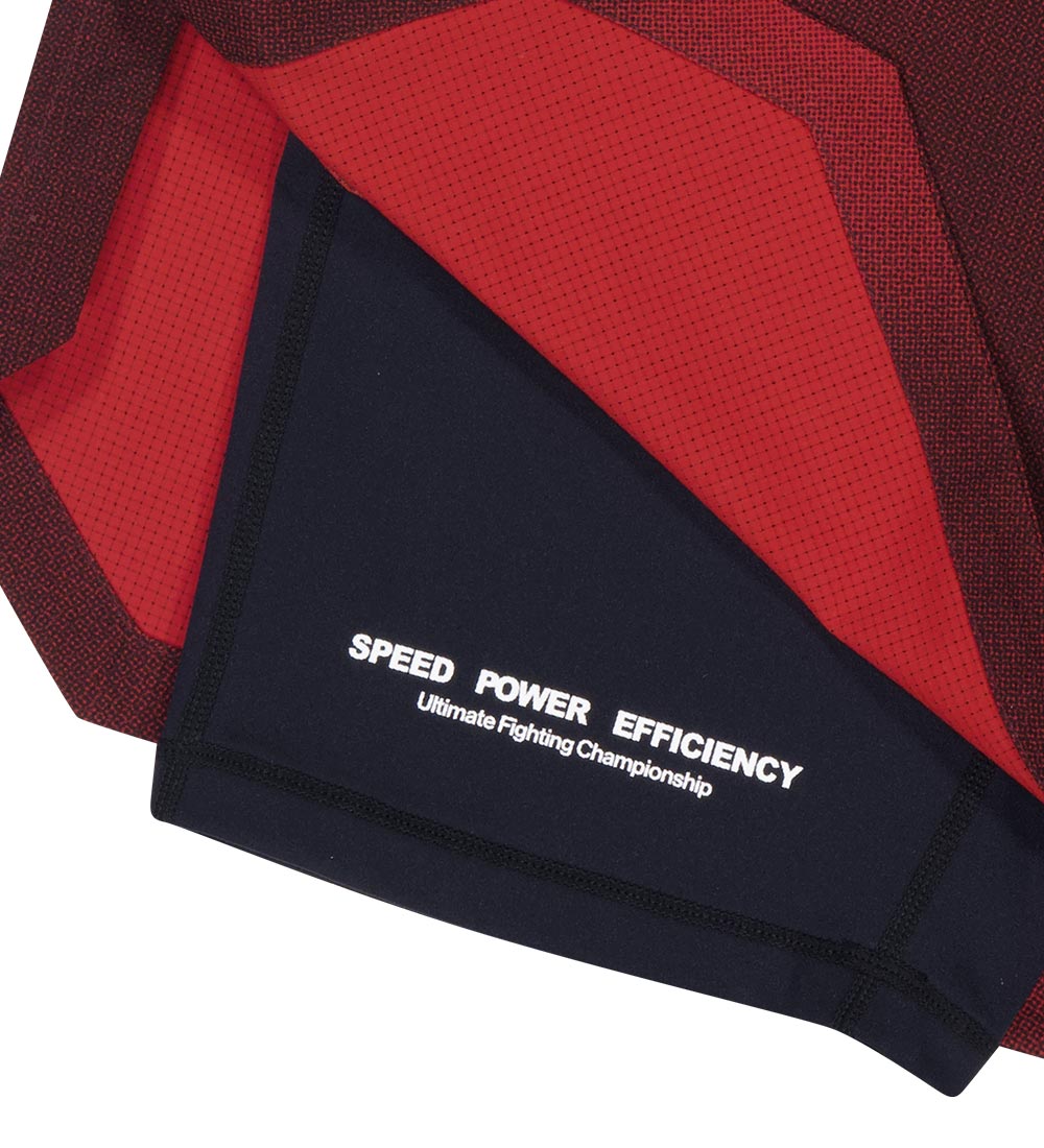 UFC Blaze+ Relaxed Fit Hybrid Shorts, 5 Inches, Red