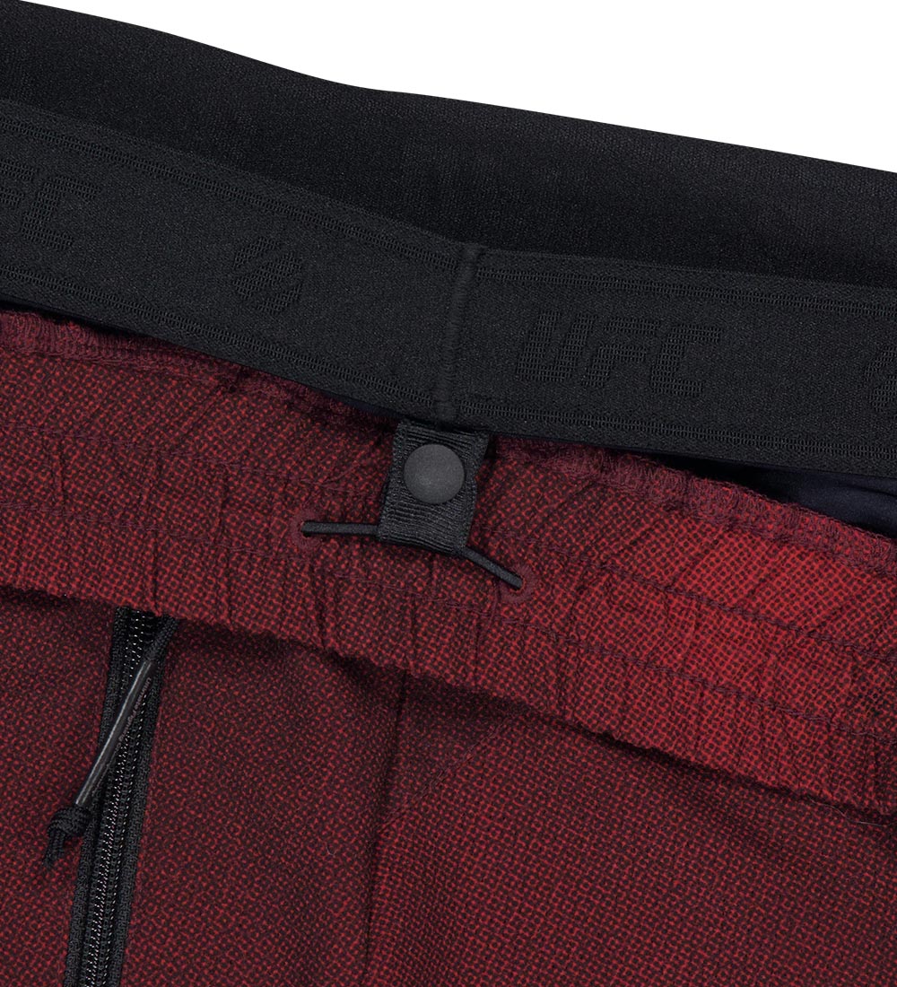 UFC Blaze+ Relaxed Fit Hybrid Shorts, 5 Inches, Red