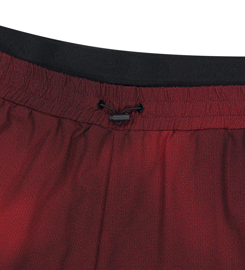 UFC Blaze+ Relaxed Fit Hybrid Shorts, 5 Inches, Red
