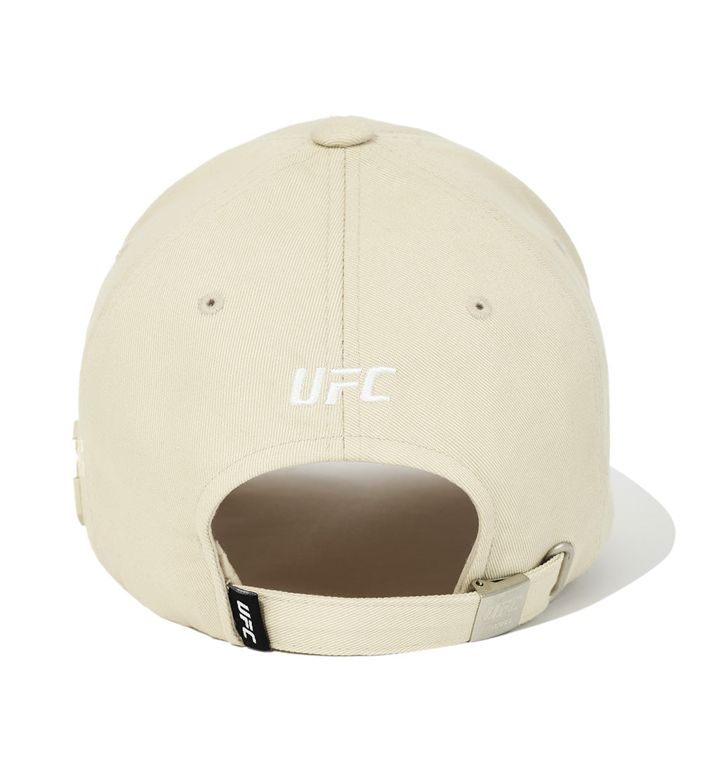 قبعة بشعار UFC للمجوهرات، بيج فاتح