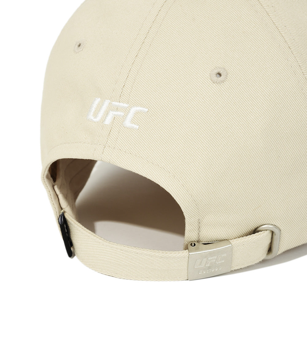 قبعة بشعار UFC للمجوهرات، بيج فاتح