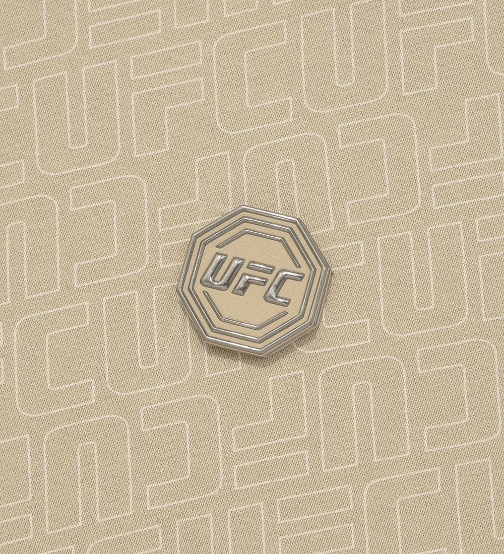 UFC Line Monogram Relaxed-Fit Sweatshirt, Beige