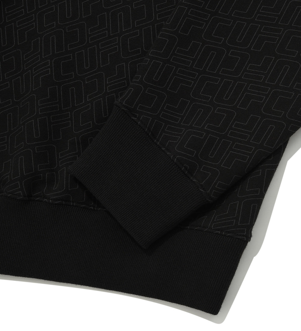 UFC Line Monogram Relaxed-Fit Sweatshirt, Black