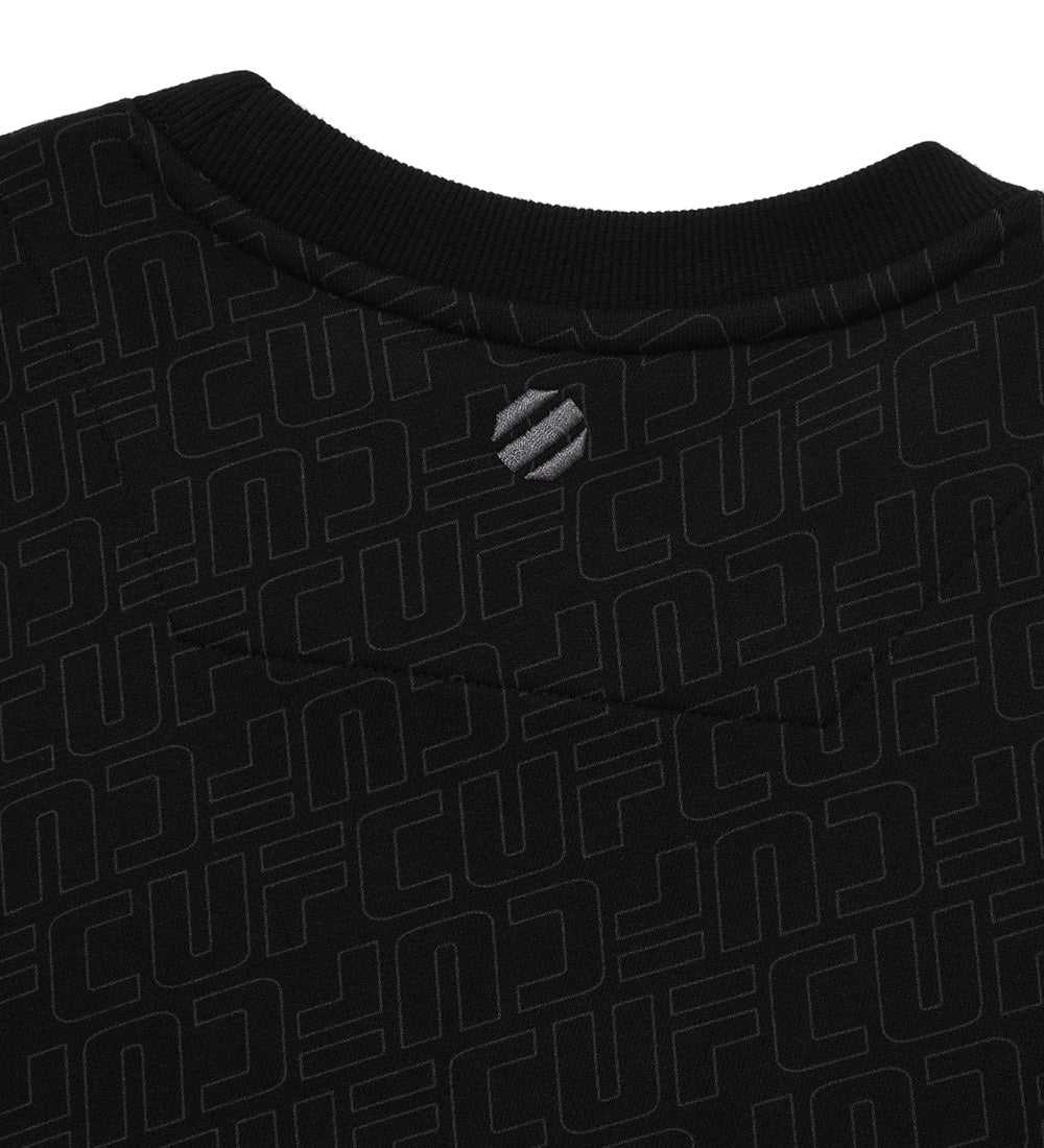UFC Line Monogram Relaxed-Fit Sweatshirt, Black