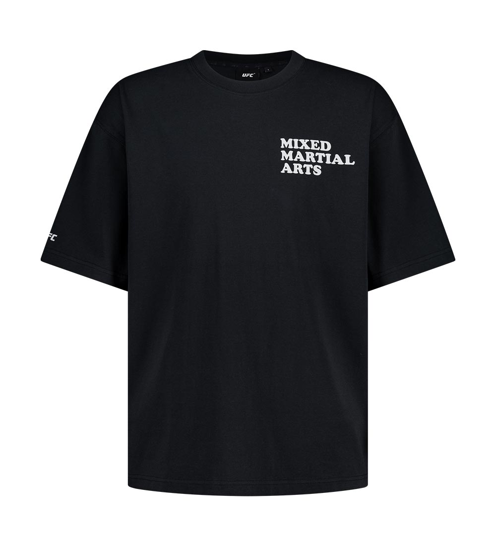 UFC MMA Relaxed-Fit Short-Sleeve T-Shirt, Black
