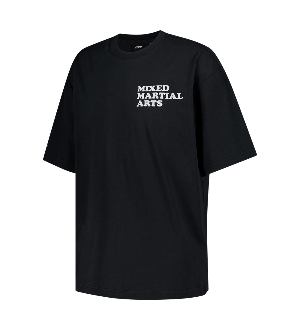 UFC MMA Relaxed-Fit Short-Sleeve T-Shirt, Black
